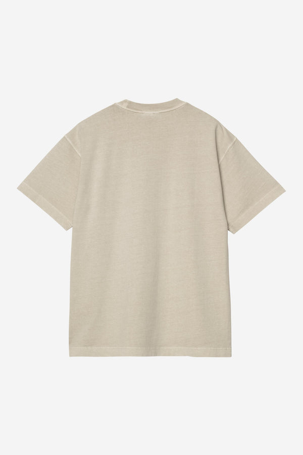 Carhartt Wip VISTA S/S TEE Fleur De Sel garment dyed