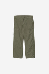 Carhartt Wip WALTER DOUBLE KNEE PANT Leaf garment dyed