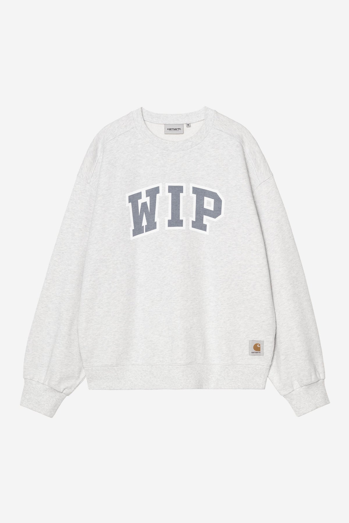 Carhartt Wip WIP III SWEAT Ash Heather heavy stone wash