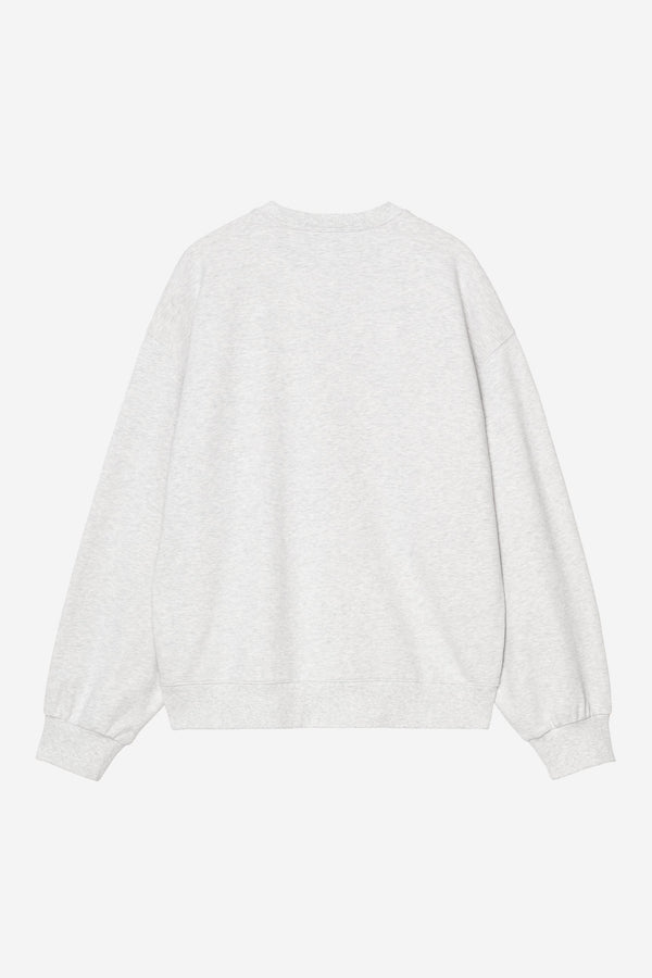 Carhartt Wip WIP III SWEAT Ash Heather heavy stone wash
