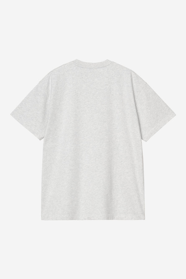 Carhartt Wip WIP III S/S TEE Ash Heather heavy stone wash