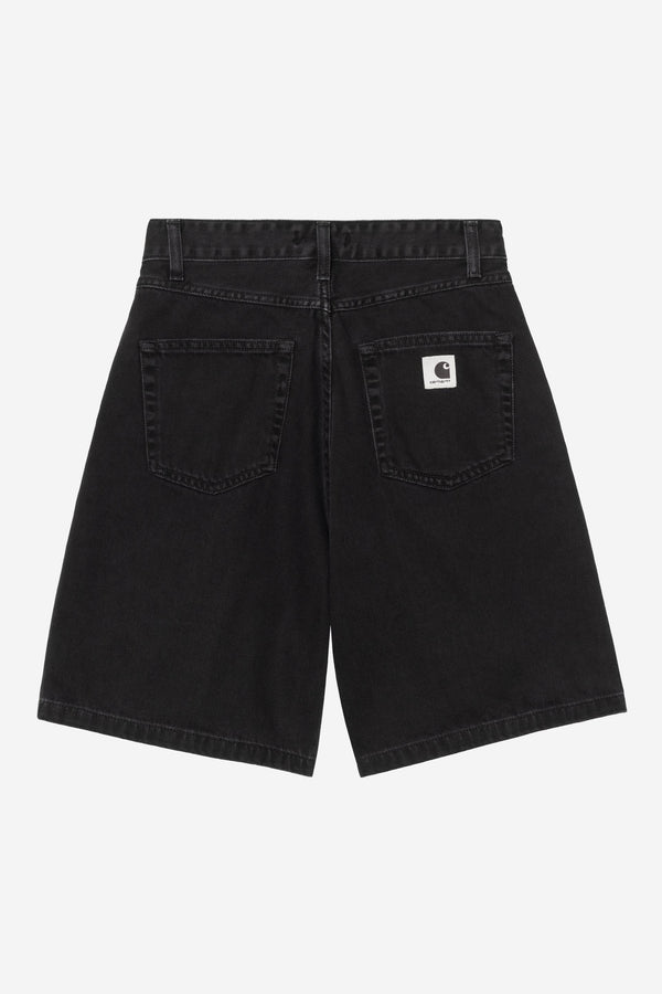 Carhartt Wip W ALTA SHORT Black Stone Wash — Carhartt Wip