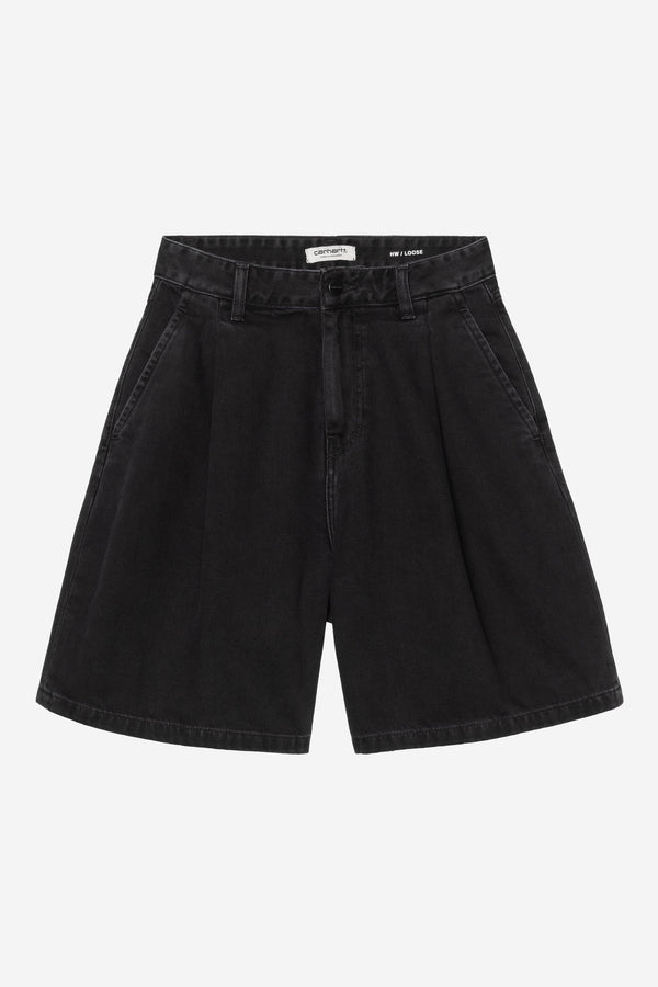 Carhartt Wip W ALTA SHORT Black Stone Wash