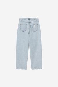 Carhartt Wip W BRANDON PANT Blue heavy worn bleached
