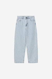 Carhartt Wip W BRANDON PANT Blue heavy worn bleached