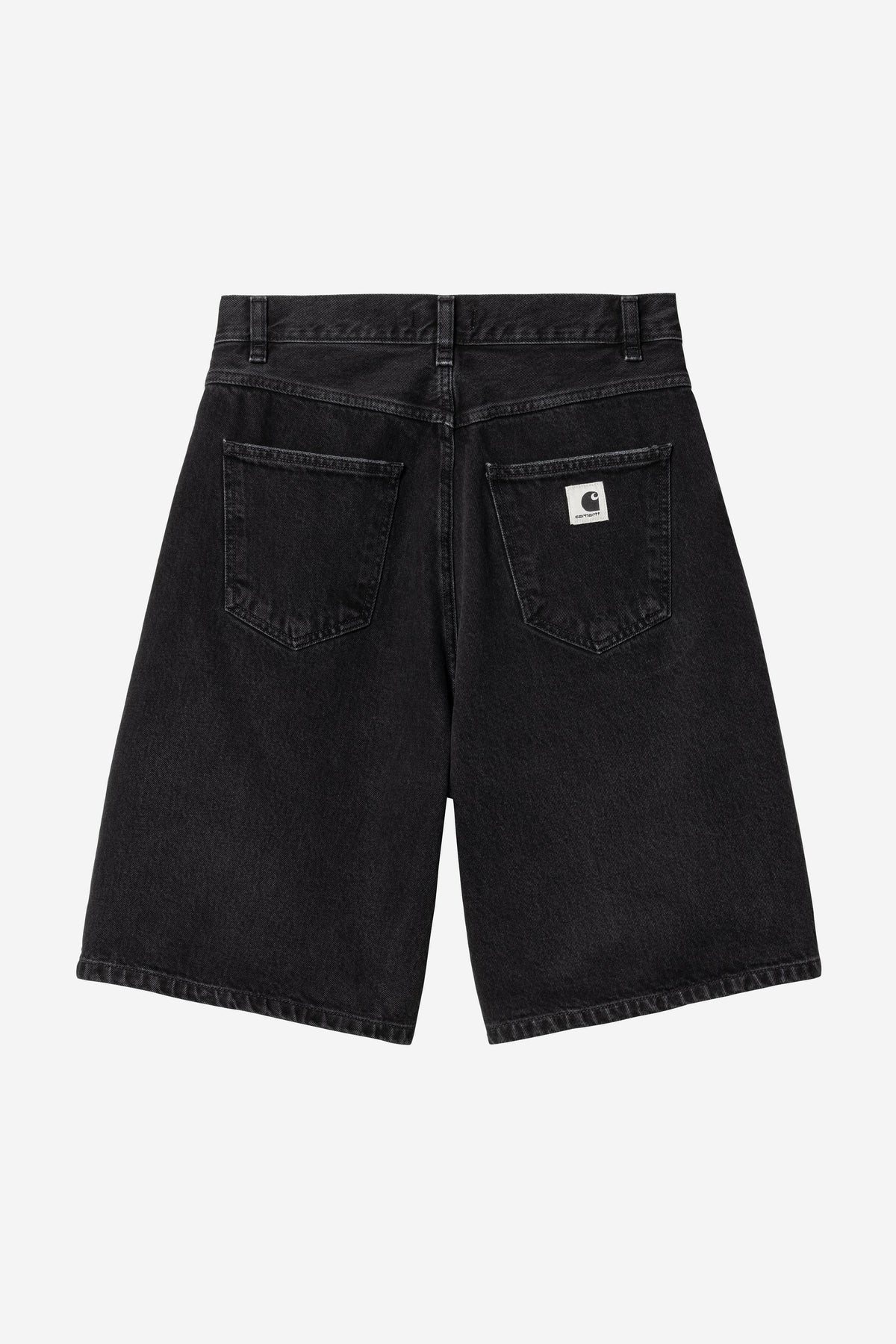 Carhartt Wip W BRANDON SHORT Black Stone Wash