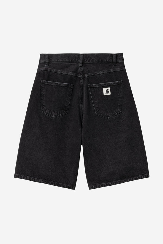 Carhartt Wip W BRANDON SHORT Black Stone Wash — Carhartt WIP