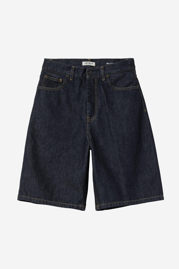 Carhartt Wip W BRANDON SHORT Blue Rinsed