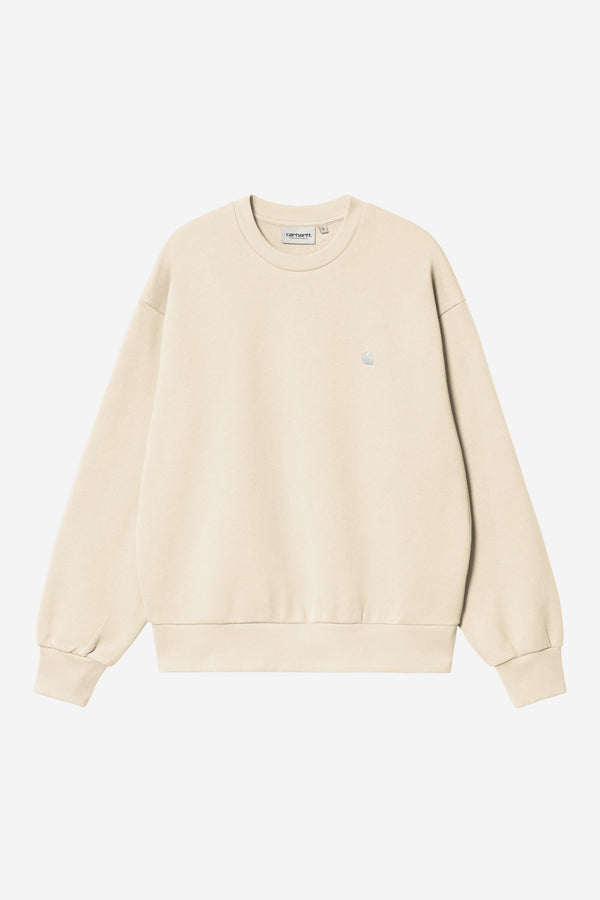 Carhartt Wip W CASEY SWEATSHIRT Natural / Silver — Carhartt Wip