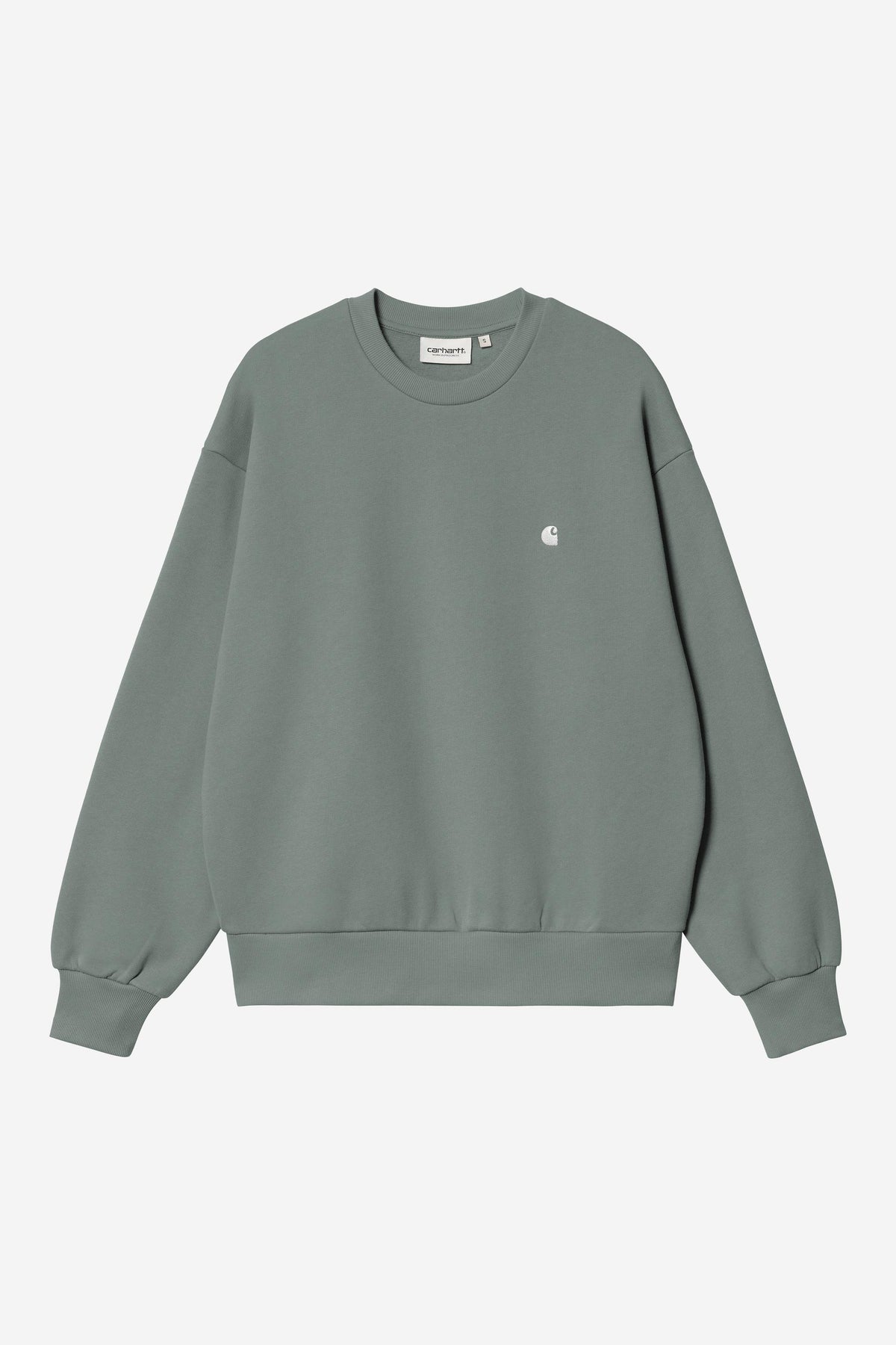 Carhartt Wip W CASEY SWEATSHIRT Velvet Green / Silver