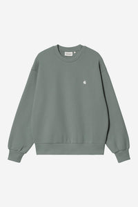 Carhartt Wip W CASEY SWEATSHIRT Velvet Green / Silver