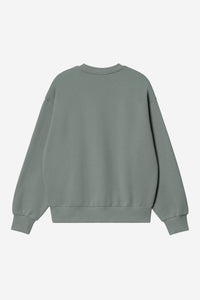 Carhartt Wip W CASEY SWEATSHIRT Velvet Green / Silver