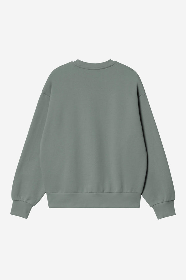 Carhartt Wip W CASEY SWEATSHIRT Velvet Green / Silver