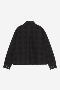 Carhartt Wip W EVERSON SHIRT JACKET Everson Print Black stone washed