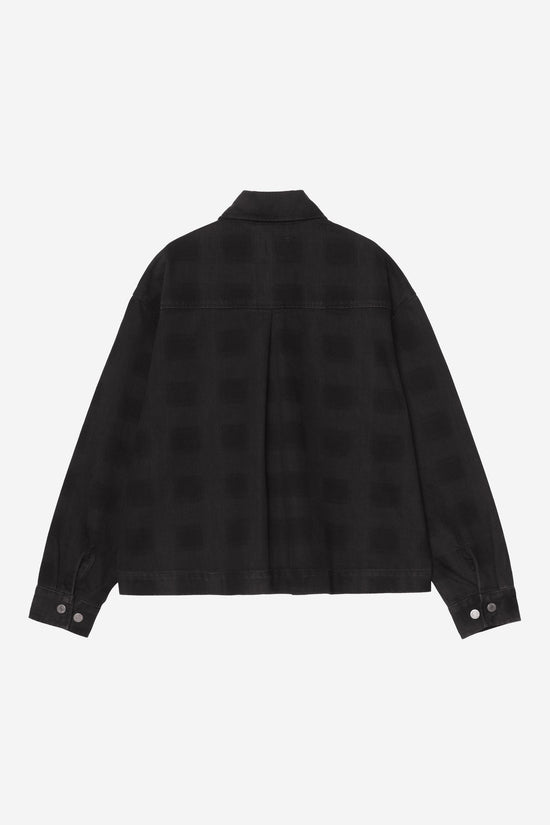 Carhartt Wip W EVERSON SHIRT JACKET Everson Print Black stone washed