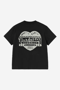 Carhartt Wip W GARBLE S/S TEE Black