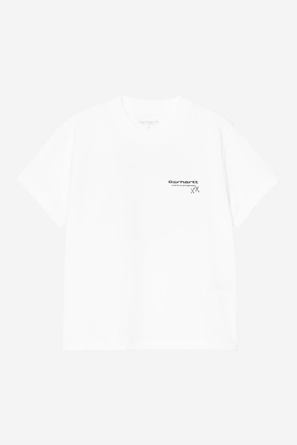 Carhartt Wip W GARBLE S/S TEE White