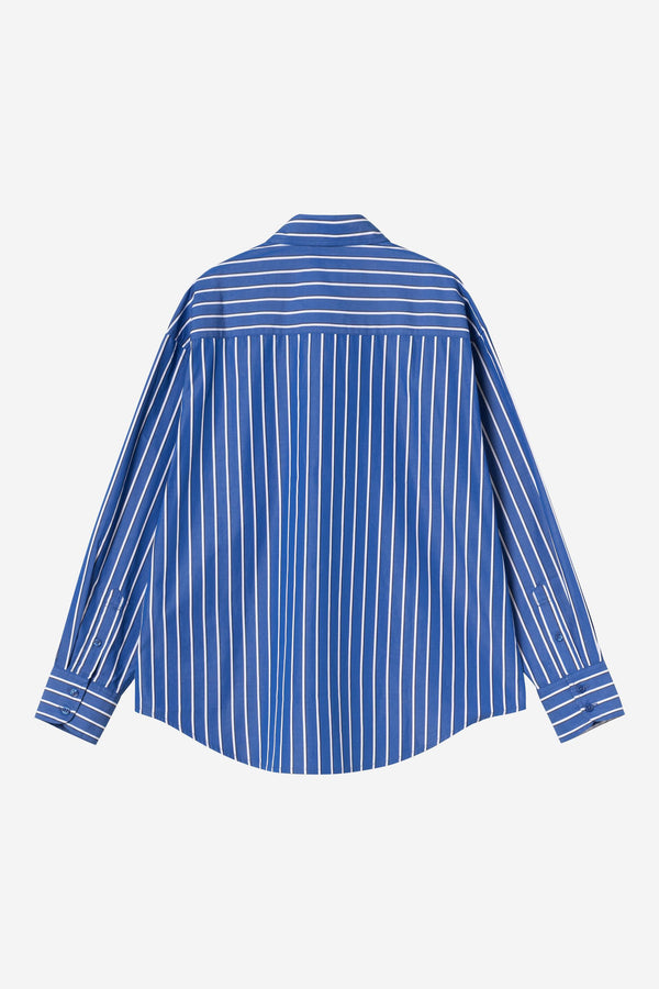 Carhartt Wip W GOWAN L/S SHIRT Gowan Stripe Lapis