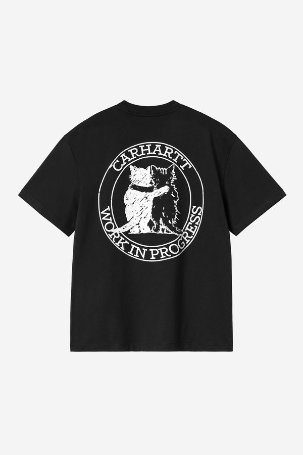 Carhartt Wip W HUGGING CATS Black