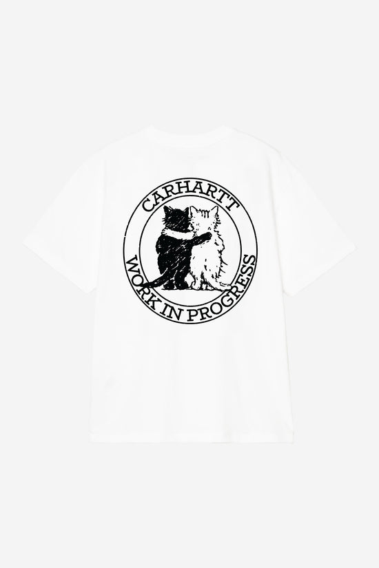 Carhartt Wip W HUGGING CATS White