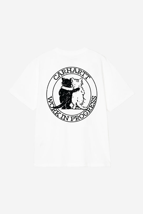 Carhartt Wip W HUGGING CATS White