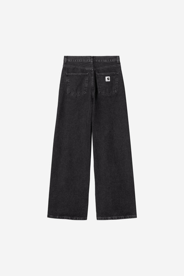 Carhartt Wip W JANE PANT Black heavy stone wash — Carhartt Wip