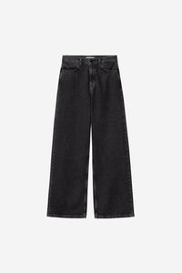 Carhartt Wip W JANE PANT Black heavy stone wash
