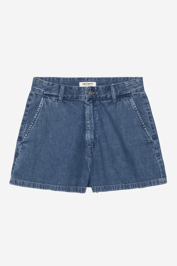 Carhartt Wip W LOVA SHORT Blue stone washed