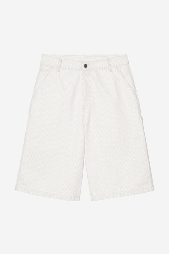 Carhartt Wip W MERCER SINGLE KNEE SHORT Mercer Stripe Graphite / Wax bleached