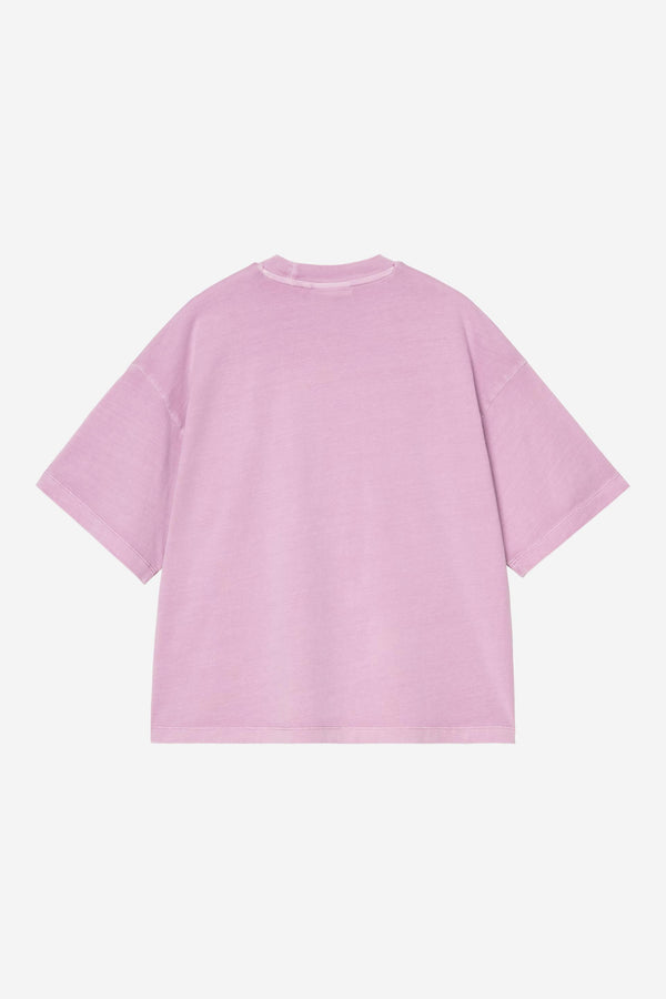 Carhartt Wip W NELSON S/S TEE Gentle Purple garment dyed