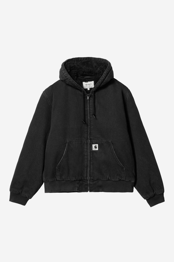 Carhartt Wip W OG ACTIVE JACKET Black rinsed — Carhartt Wip