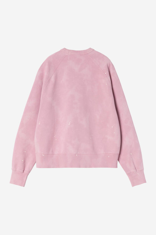 Carhartt Wip W PAINTER SWEAT Hortensia destroy wash splatter