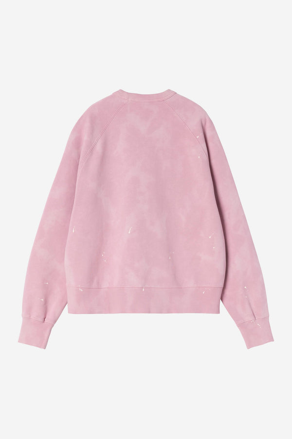 Carhartt Wip W PAINTER SWEAT Hortensia destroy wash splatter