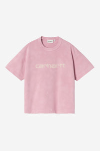Carhartt Wip W PAINTER S/S TEE Hortensia destroy wash splatter