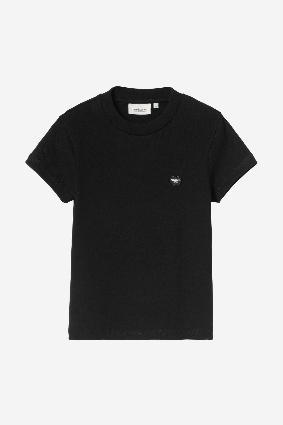 Carhartt Wip W SMALL HEART PATCH TEE Black / Black