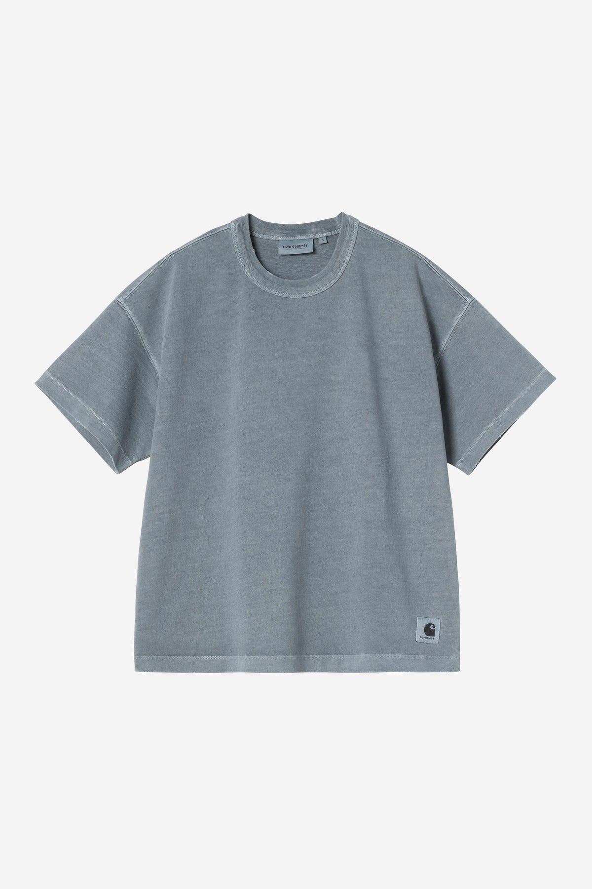 Carhartt Wip W TORION S/S TEE Office Blue grind wash