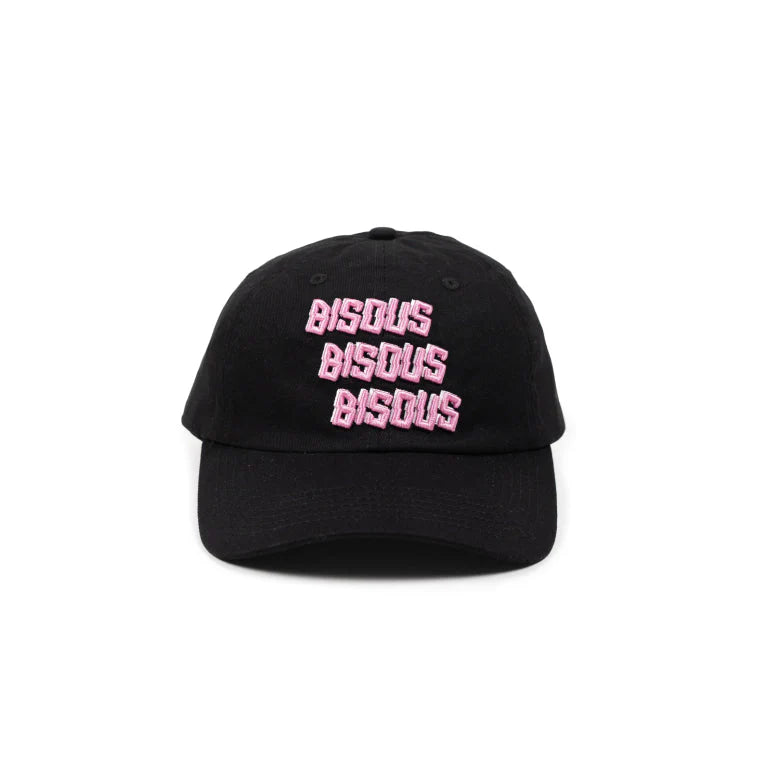 Casquette Bisous Skateboards BISOUS X 3 Black
