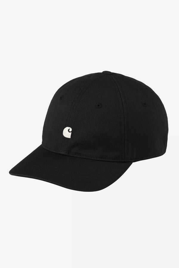 Casquette Carhartt Wip MADISON LOGO CAP Black White — Carhartt wip