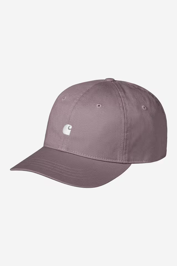 Casquette Carhartt Wip MADISON LOGO CAP Pink Fog White — Carhartt wip