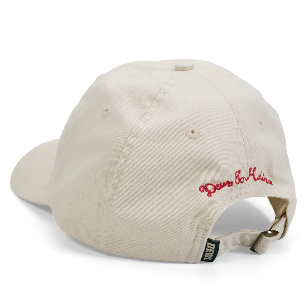 Casquette Deus Ex Machina DEEP CUT DAD CAP White