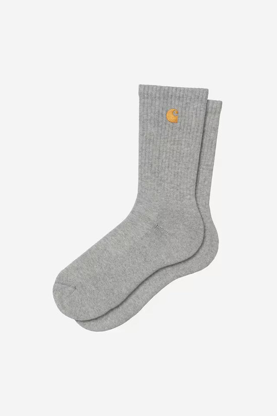 Chausette Carhartt Wip CHASE SOCKS Grey Heather Gold — Carhartt WIP