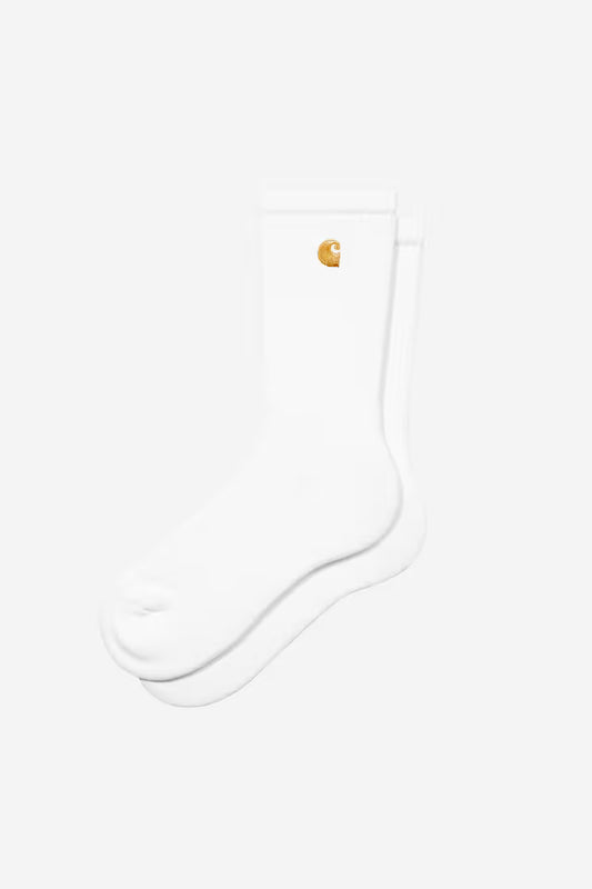 Chausette Carhartt Wip CHASE SOCKS White Gold