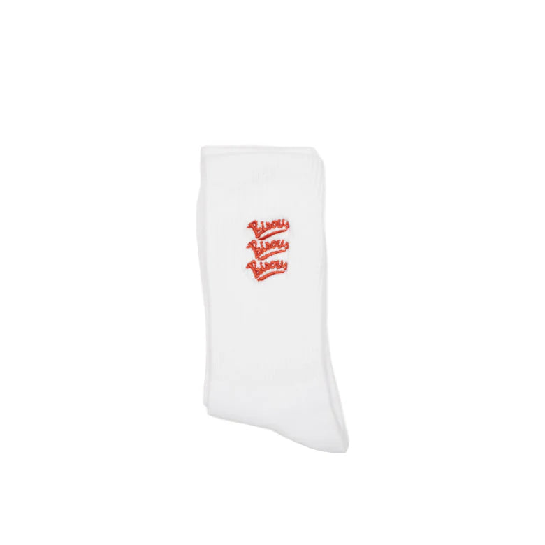 Chaussettes Bisous Skateboards GIANNI White