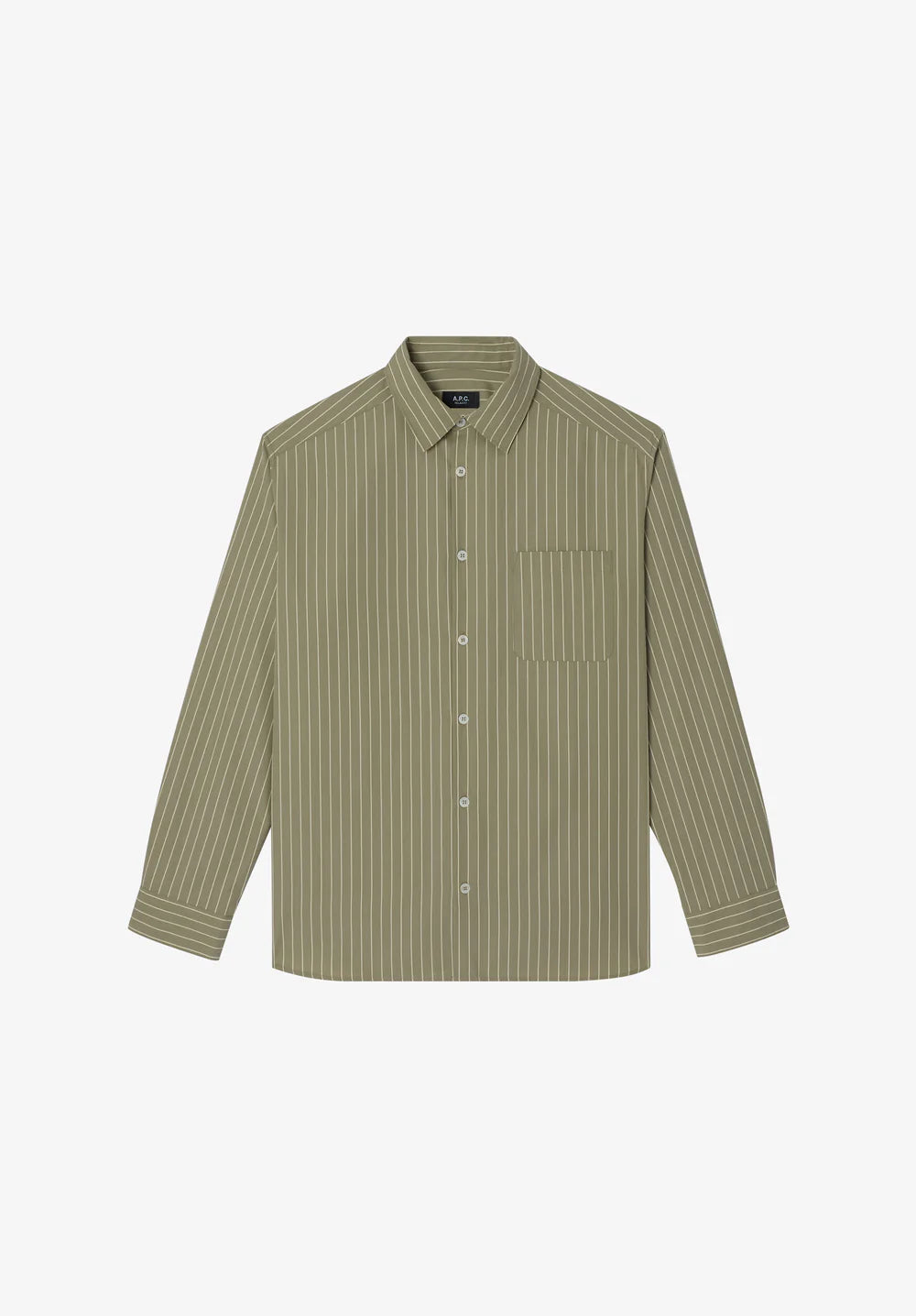 Chemise APC MALO Kaki