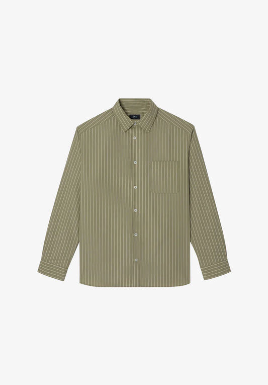 Chemise APC MALO Kaki