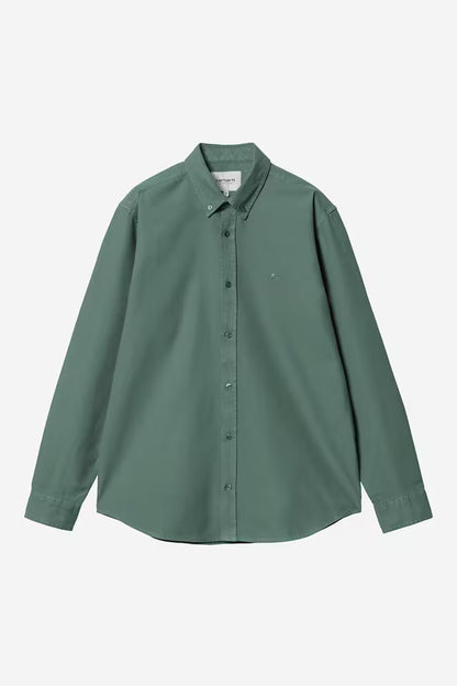 Chemise Carhartt Wip BOLTON L/S SHIRT Silver Pine