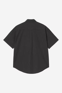 Chemise Carhartt Wip TOLAND S/S SHIRT Black
