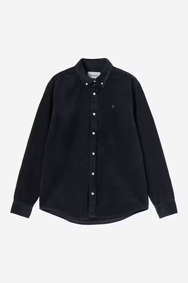 Chemise Carhartt Wip MADISON CORD L/S SHIRT Dark Navy