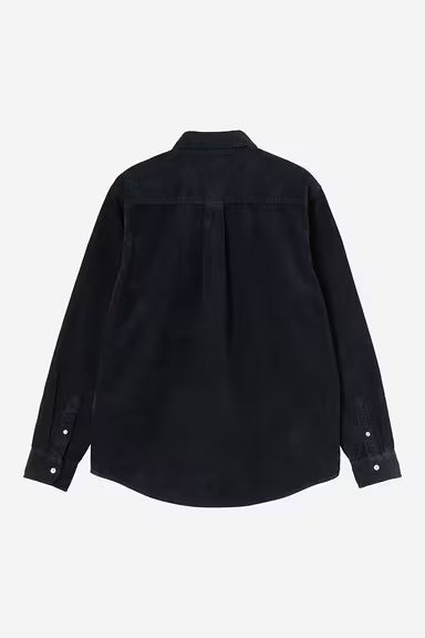 Chemise Carhartt Wip MADISON CORD L/S SHIRT Dark Navy