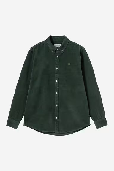 Chemise Carhartt Wip MADISON CORD L/S SHIRT Sycamore Tree